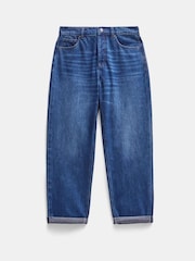 Hush Blue Boyfriend Button Fly 100% Cotton Jeans - Image 5 of 5