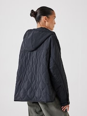 Hush Black Briar Pop Over Puffer Jacket - Image 4 of 5