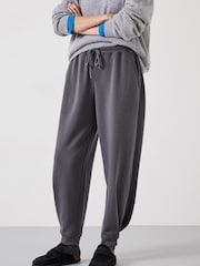 Hush Grey Pleat Detail Joggers - Image 1 of 5
