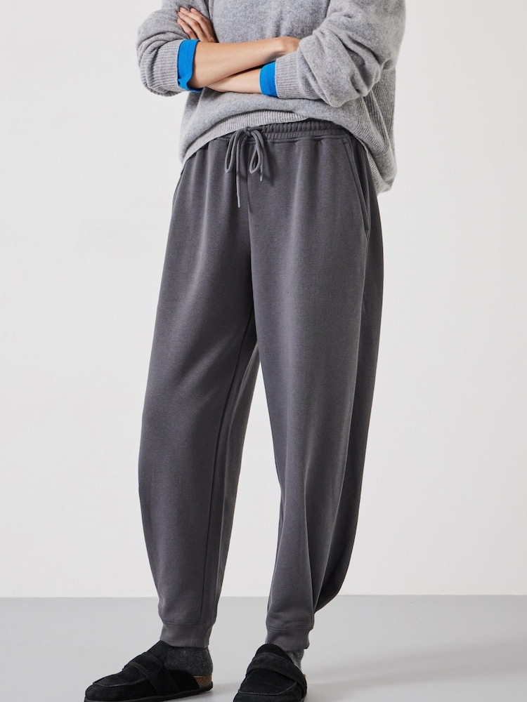 Hush Grey Pleat Detail Joggers - Image 1 of 5