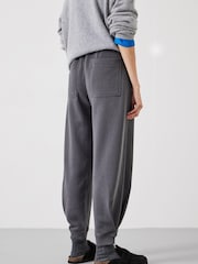 Hush Grey Pleat Detail Joggers - Image 3 of 5