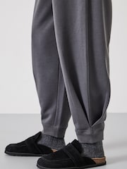 Hush Grey Pleat Detail Joggers - Image 4 of 5