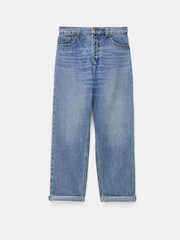 Hush Light blue Boyfriend Button Fly 100% Cotton Jeans - Image 5 of 5