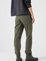 Hush Green Ground 100% Cotton Tanya Tapered Chinos - Image 3 of 5