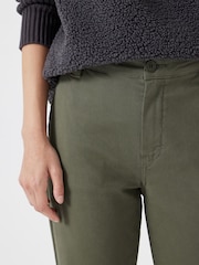 Hush Green Ground 100% Cotton Tanya Tapered Chinos - Image 4 of 5