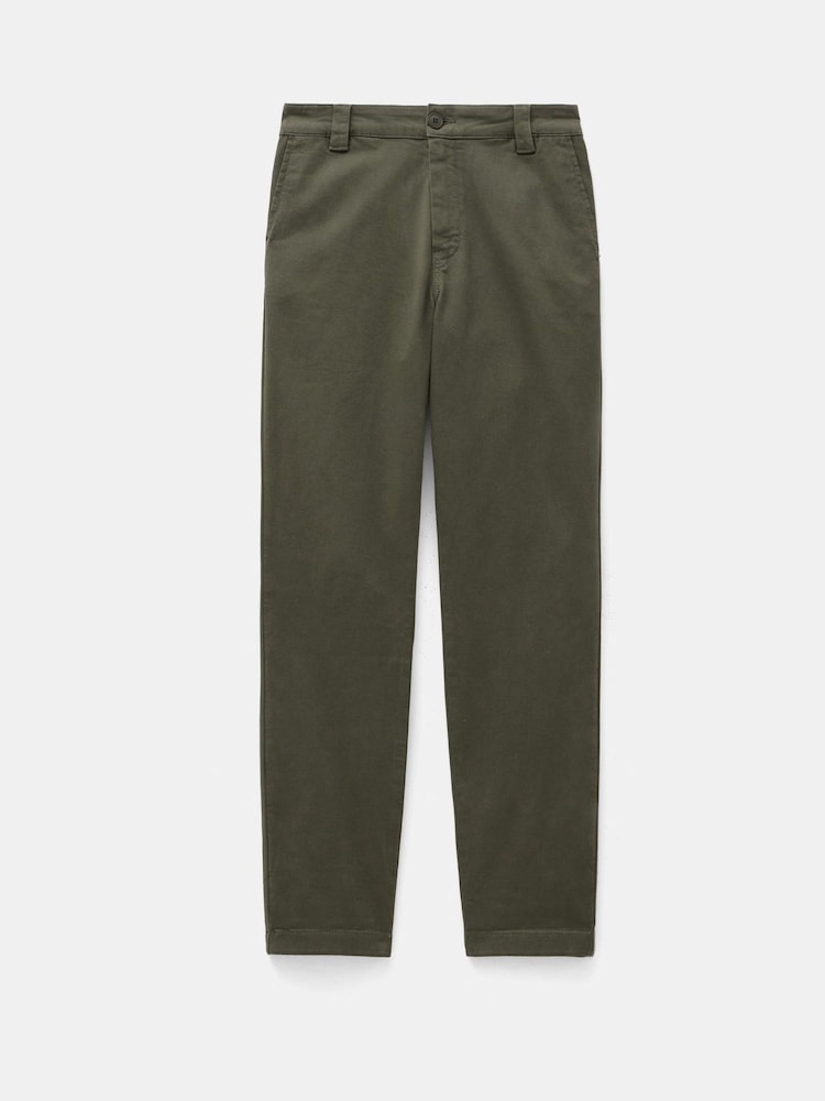 Verde tierra - Pantalones chinos de corte tapered de algodón 100 % Tanya de Hush - Imagen 5 de 5 Verde tierra - Pantalones chinos de corte tapered de algodón 100 % Tanya de Hush - Imagen 5 de 5