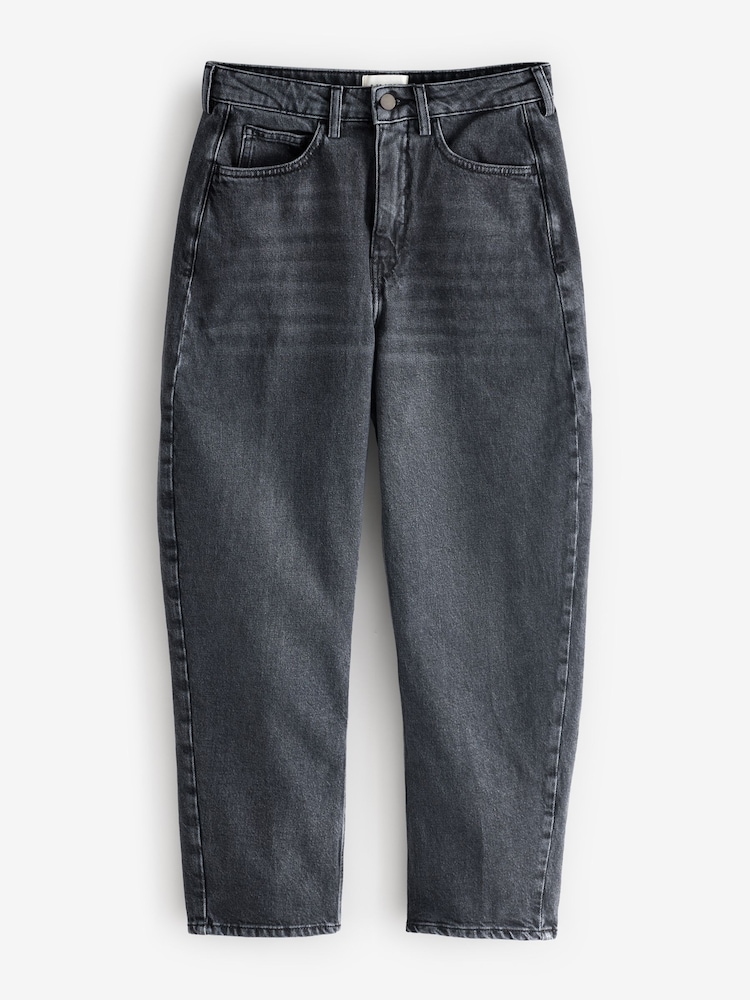 Hush Grey Cordelia Barrel Leg Jeans - Image 5 of 5
