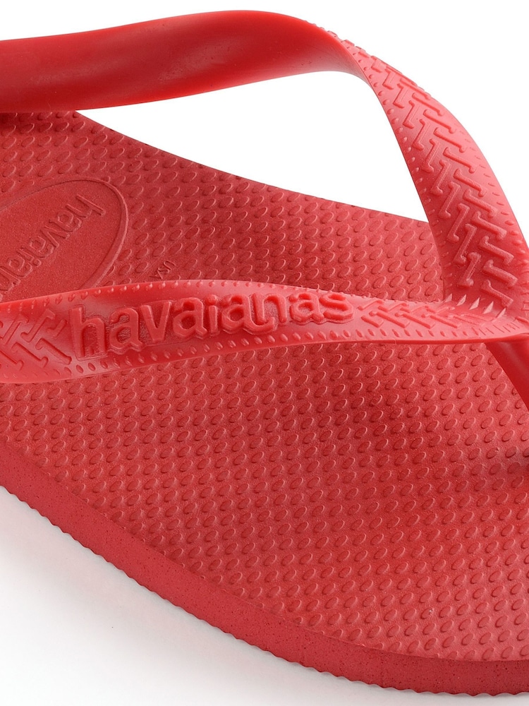 Havaianas Red Top Sandals - Image 5 of 8