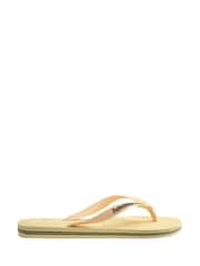 Кремовый - Шлепанцы с логотипом Havaianas Brasil - Изображение 3 из 6