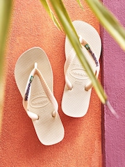 Кремовый - Шлепанцы с логотипом Havaianas Brasil - Изображение 6 из 6