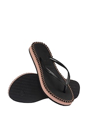 Havaianas Slim Flatform Loop Black Sandals - Image 4 of 6