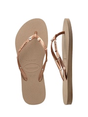 Havaianas Natural Slim Luxury Aqua Sandals - Image 5 of 6