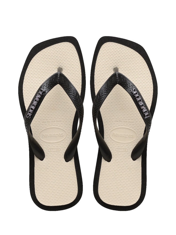 Havaianas Top Square Fusion Black Sandals - Image 1 of 6