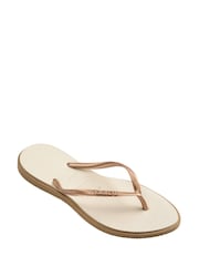 Havaianas Slim Point Nude Sandals - Image 2 of 6