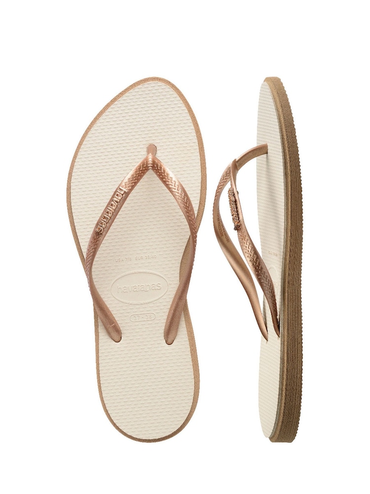 Havaianas Slim Point Nude Sandals - Image 5 of 6