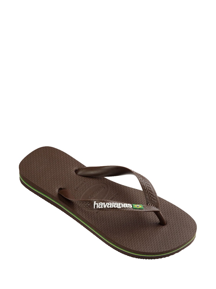 Bruin - Havaianas® - Braziliaanse teenslippers met logo - Image 2 of 5
