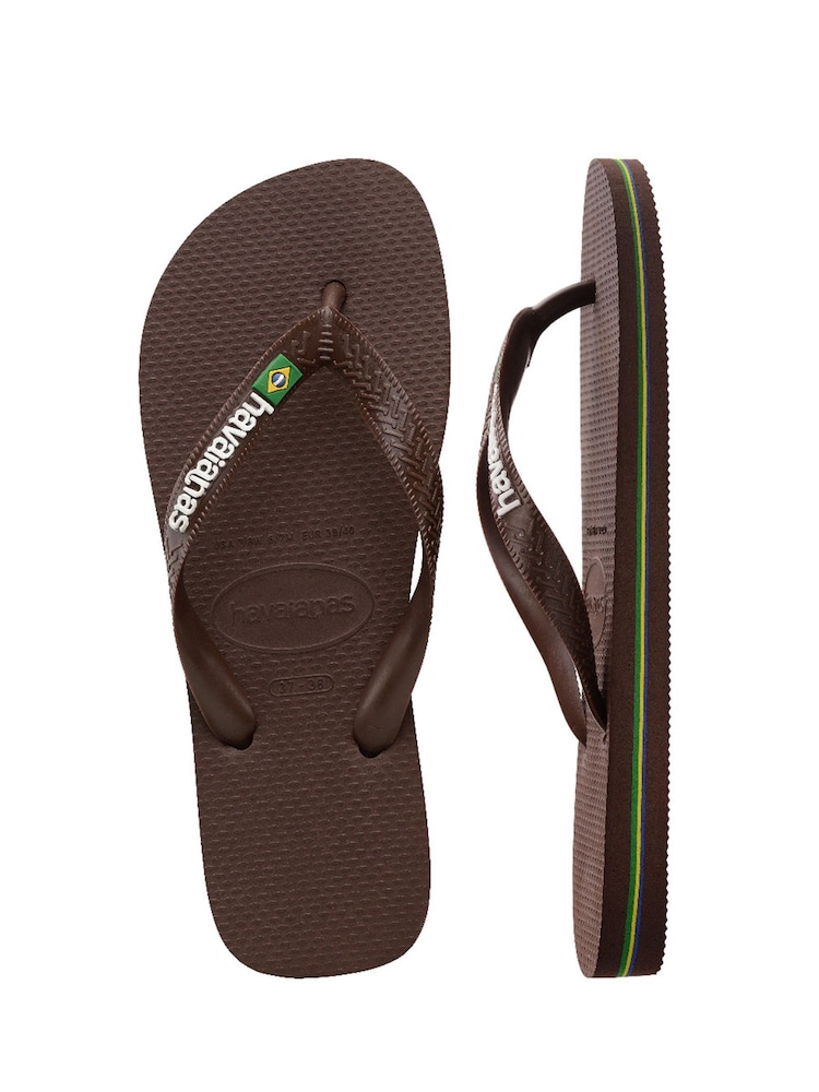 Bruin - Havaianas® - Braziliaanse teenslippers met logo - Image 4 of 5