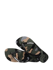 Зеленые сандалии с камуфляжным принтом Havaianas - Image 4 of 6
