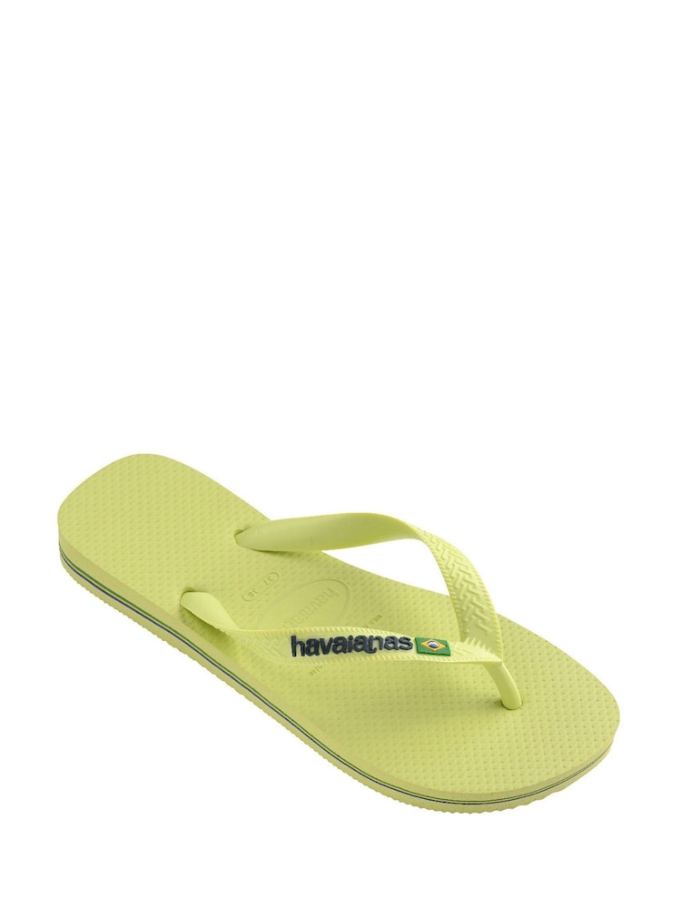 Groen - Havaianas® - Braziliaanse teenslippers met logo - Image 2 of 6