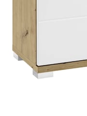 Julian Bowen Artisan Oak White Pool Under Sink Cabinet - Image 7 of 9