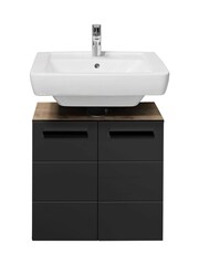 Julian Bowen Viking Oak Black Vista Under Sink Cabinet - Image 5 of 13
