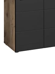 Julian Bowen Viking Oak Black Vista Under Sink Cabinet - Image 9 of 13