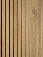 Julian Bowen Artisan Oak Austin 2 Door and 1 Drawer Narrow Cabinet - Image 11 of 12