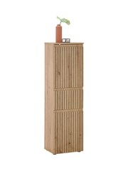 Julian Bowen Artisan Oak Austin 2 Door and 1 Drawer Narrow Cabinet - Image 3 of 12