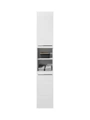 Julian Bowen White Mandy Tall Cabinet - Image 3 of 8