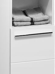 Julian Bowen White Mandy Tall Cabinet - Image 5 of 8