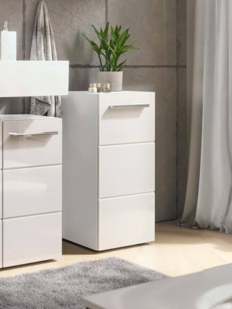 Julian Bowen White Mandy Cabinet - Image 1 of 7