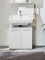 Julian Bowen White Mandy Under Sink Cabinet - Image 1 of 9