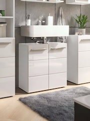 Julian Bowen White Mandy Under Sink Cabinet - Image 2 of 9