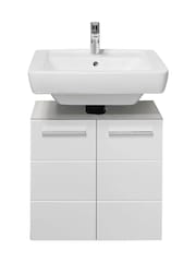 Julian Bowen White Mandy Under Sink Cabinet - Image 4 of 9