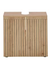 Julian Bowen Artisan Oak Austin 2 Drawer Under Sink 2 Door Cabinet - Image 5 of 13