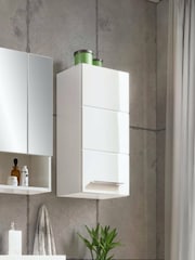 Julian Bowen White Mandy Wall Unit - Image 1 of 7