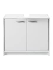 Julian Bowen White Smash Under Sink Cabinet - Image 5 of 9
