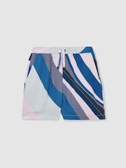 Reiss Tommi Printed Drawstring-Waist Shorts - Imagen 2 de 4