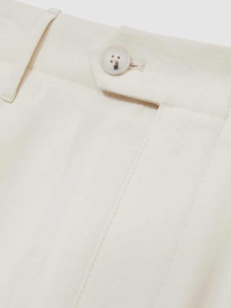 Reiss Off White Garnet Straight-Leg Trousers - Image 6 of 6