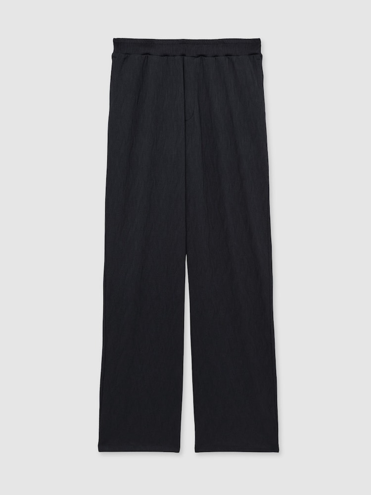 Reiss Marr Wave-Jacquard Drawstring Trousers - Imagen 2 de 6