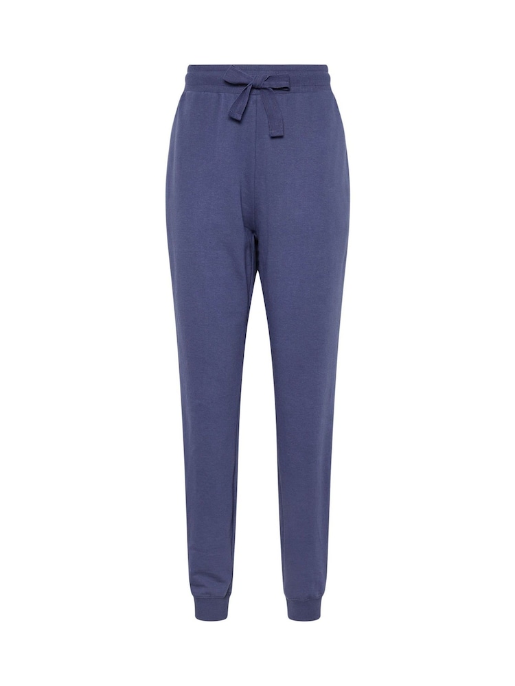 Long Tall Sally Blue Chunky Drawcord Cuffed Joggers - Image 5 of 5