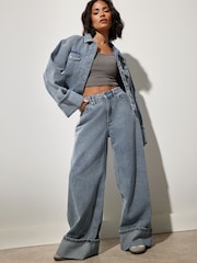 PixieGirl Petite Fold Over 100% Cotton Jacket - Image 3 of 6