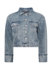 PixieGirl Petite Fold Over 100% Cotton Jacket - Image 6 of 6