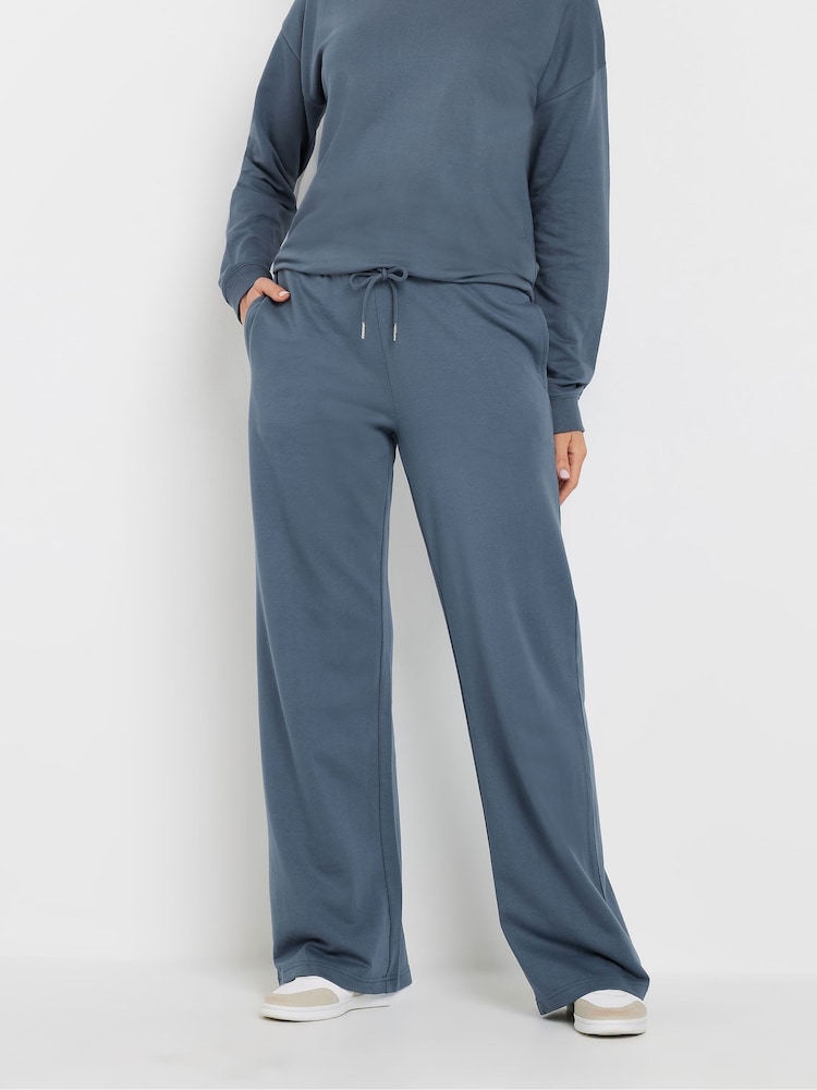 Long Tall Sally Blue Wide Leg Joggers - Image 2 of 5