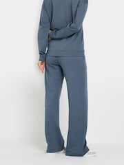 Long Tall Sally Blue Wide Leg Joggers - Image 3 of 5