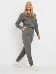 Long Tall Sally Grey Cuffed Joggers - Image 5 of 5