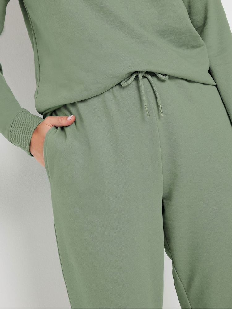 Long Tall Sally Green Cuffed Joggers - Image 4 of 5
