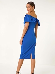 Roman Scuba Bardot Stretch Midi Dress - Bild 3 von 5
