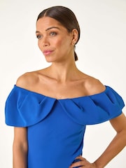 Roman Scuba Bardot Stretch Midi Dress - Bild 4 von 5