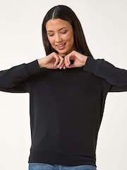 Roman Roll Neck Soft Scuba Top - Imagen 2 de 5